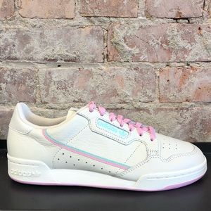 Adidas Continental 80 Off White Pink Teal